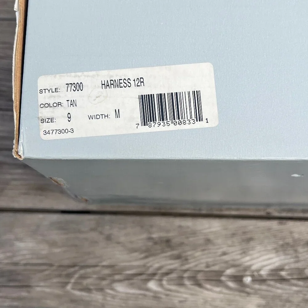 Frye Harness 12R Leather Rugged/Biker/Western Boot Tan Size 9 Lightly Used - Picture 2 of 16